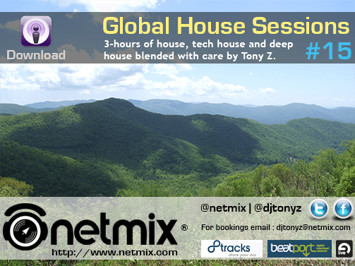 Image - Netmix Global House Sessions Podcast Flyer Episode 15